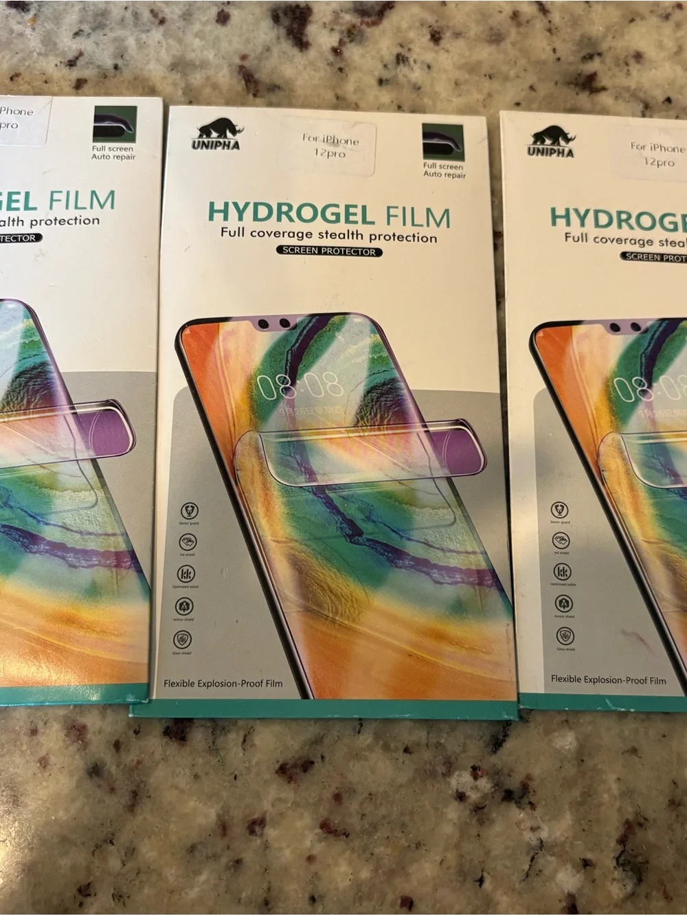 Hydrogel Film Screen Protector for iPhone 12 Pro - Clear